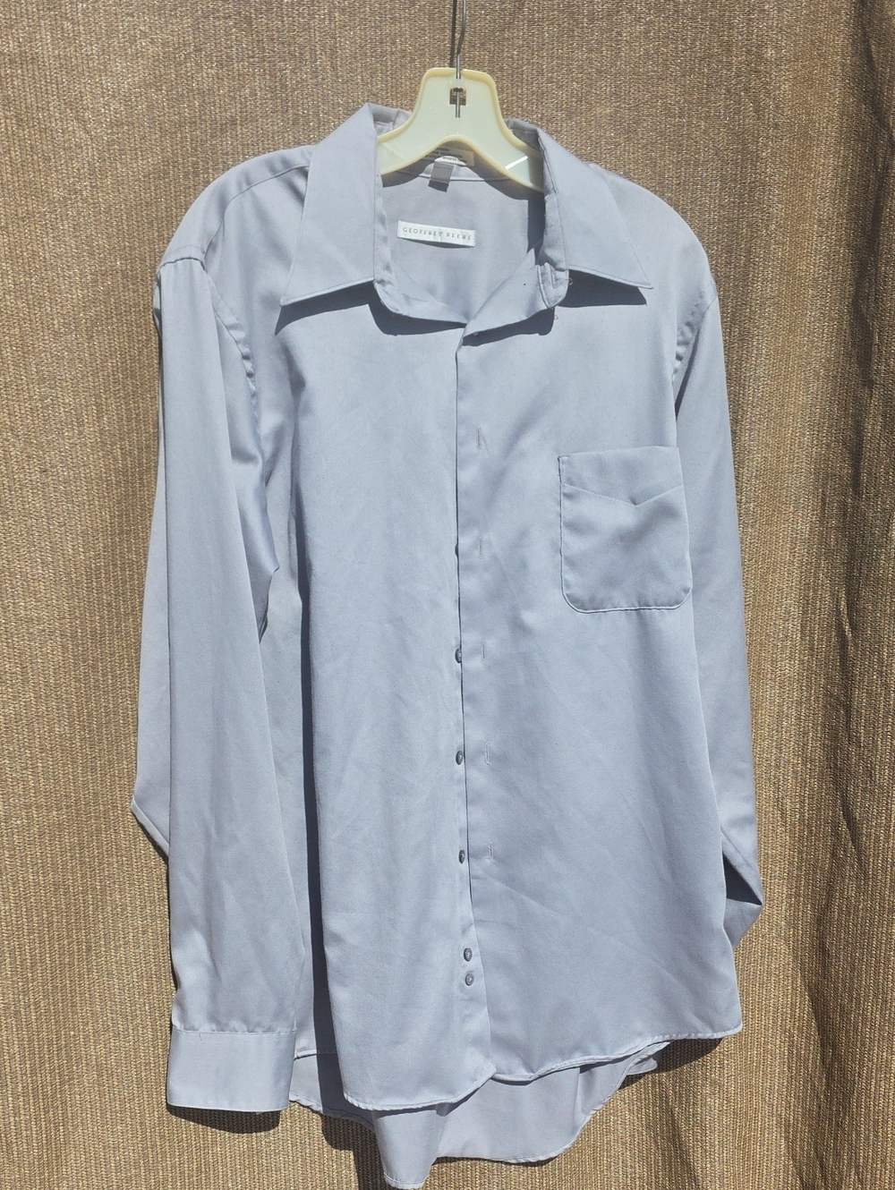 Geoffrey Beene Men's Pale Blue Dress Shirt